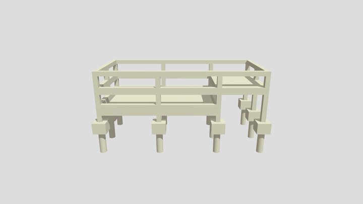 PISCINA - RESIDÊNCIA JORGE ROBBIN 3D Model