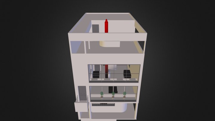 Maison Citrohän - Le Corbusier 3D Model