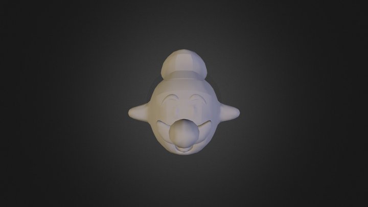 Boo Luigi.3ds 3D Model