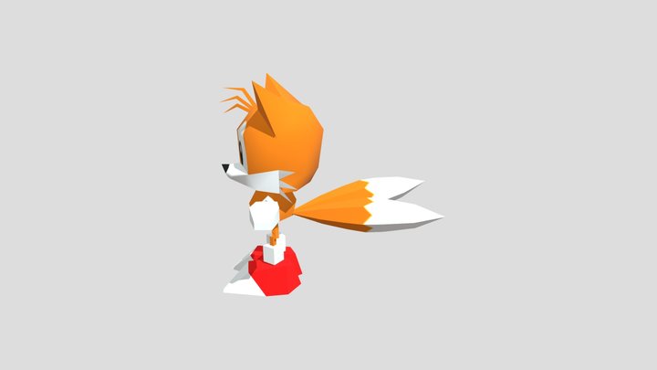 Tails from Sonic R 3D Model