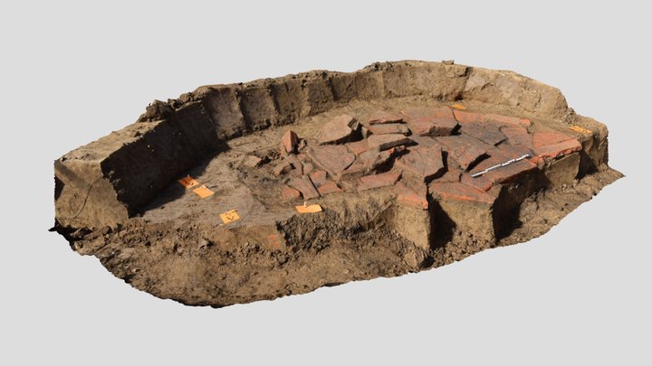 Romeinse oven Herwen-Hemeling 3D Model