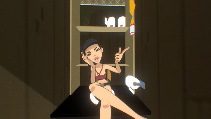 Heather - Total Drama Island 3D Model
