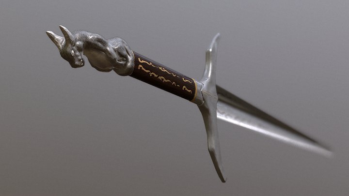 Dragon Sword Fbx 3D Model