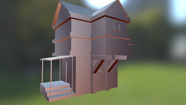 Medieval House Model 1 3D Model