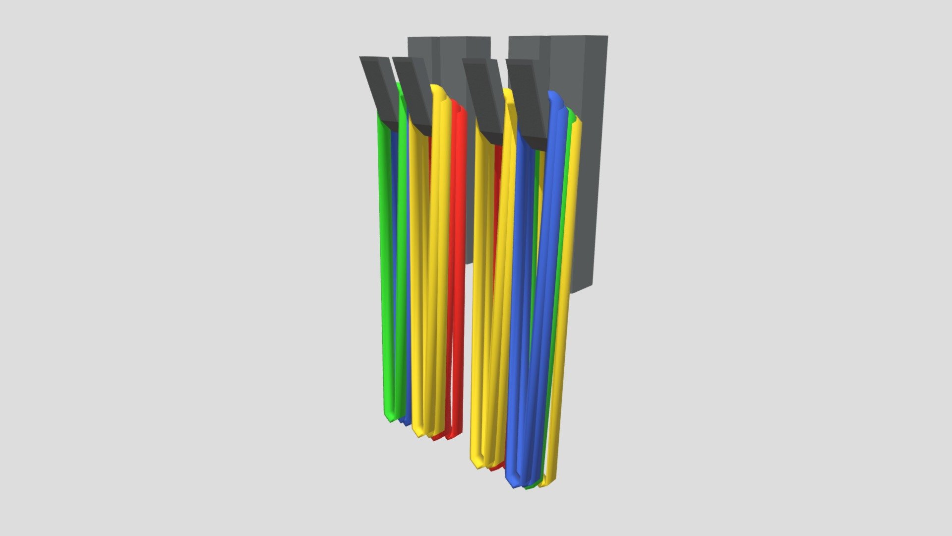 FREE LowPoly Crossfit - Rubber Bands
