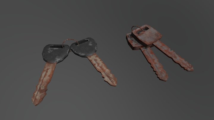 Car Keys 3D Model