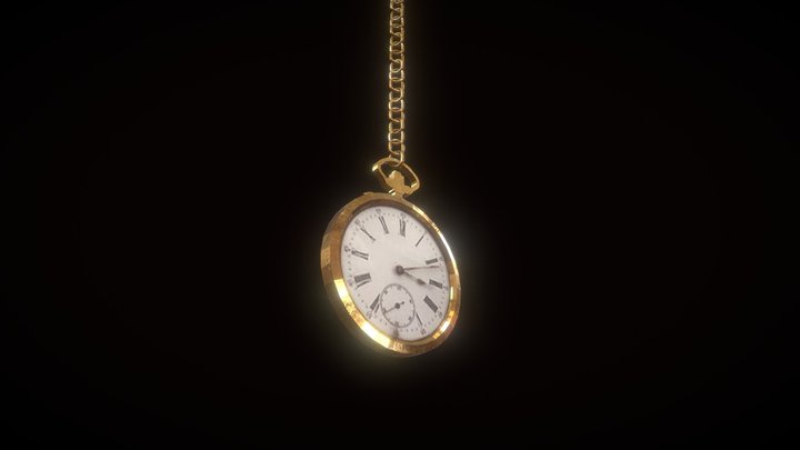 Hand Clock 3D Model