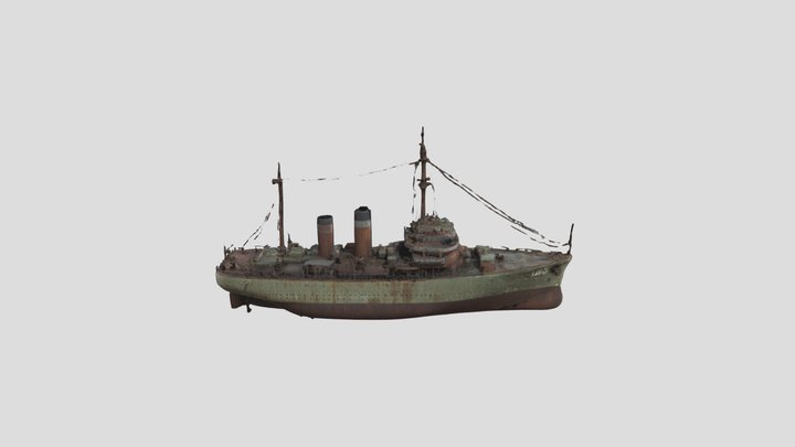 old merchant ship 3D Model