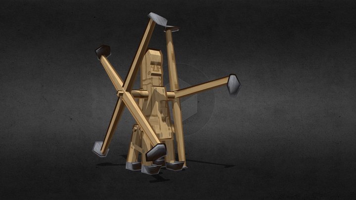Gallen-Kallela's Hoe-Man Animated 3D Model