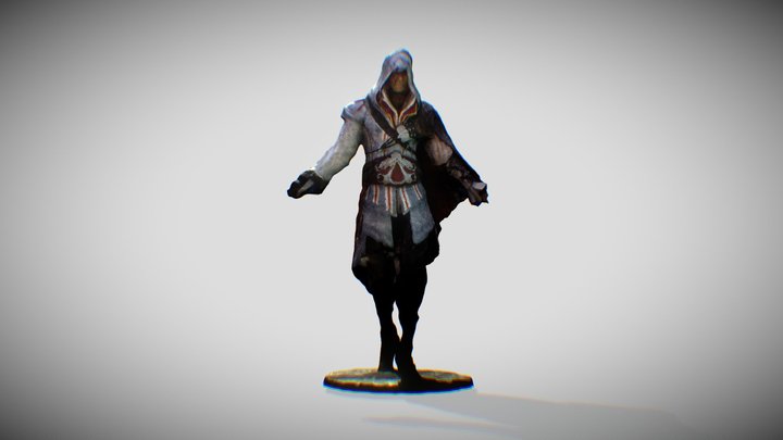 Assassin figurine model 3D Model