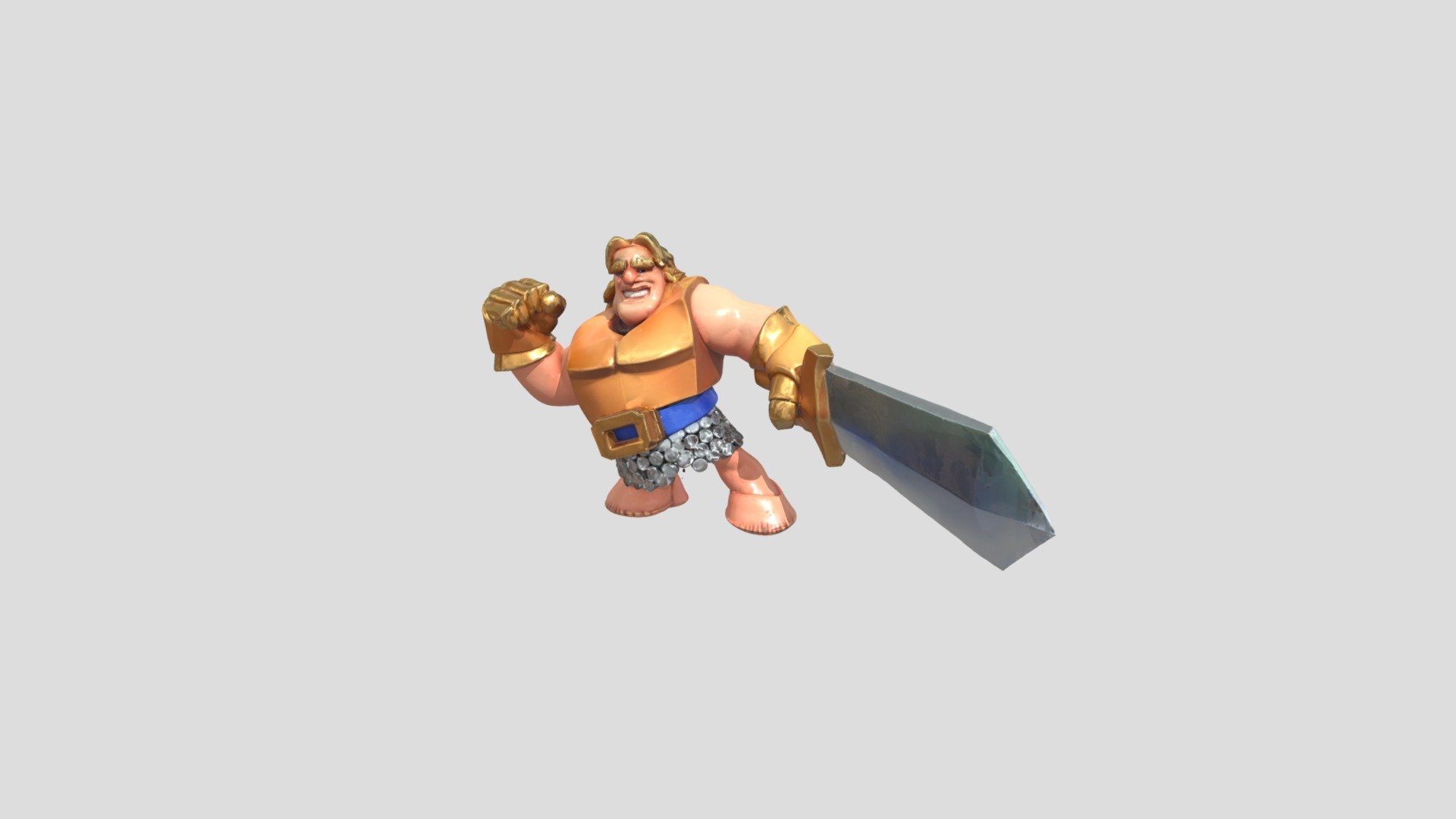 Golden knight - 3D model by wadatezgah6866 [8a06c26] - Sketchfab
