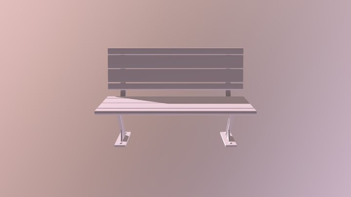 Bench Model 3D Model