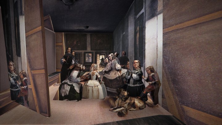 Las Meninas by Diego Velazquez 3D Model