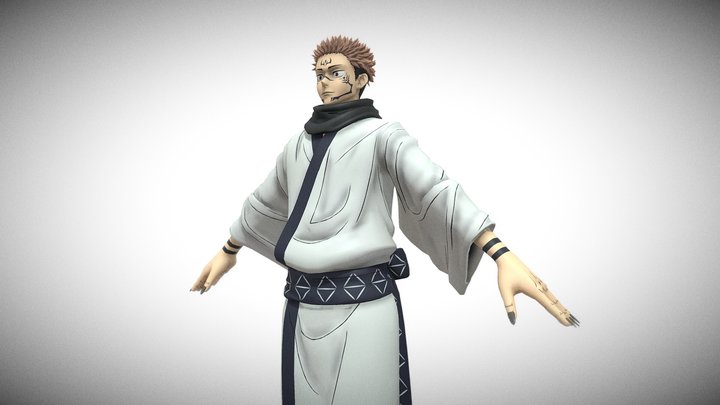 Ryomen Sukuna from Jujutsu Kaisen 3D Model