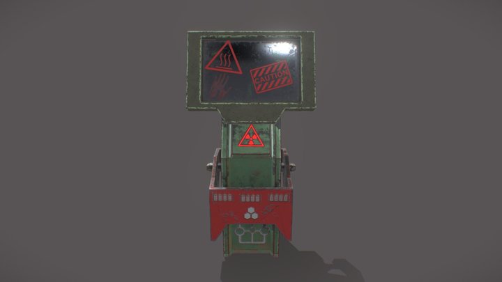 Console texturing exercise 3D Model
