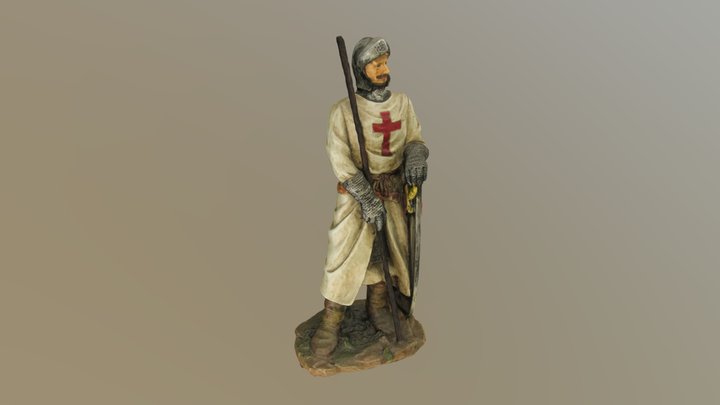 Crusader Infantry 3D Model