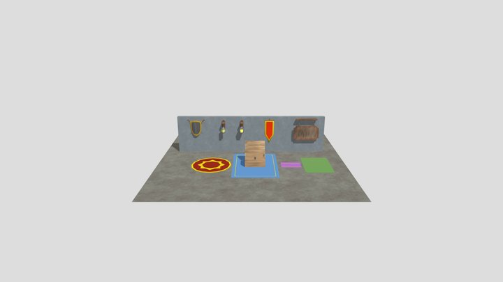 Medieval Tavern Set 5 3D Model