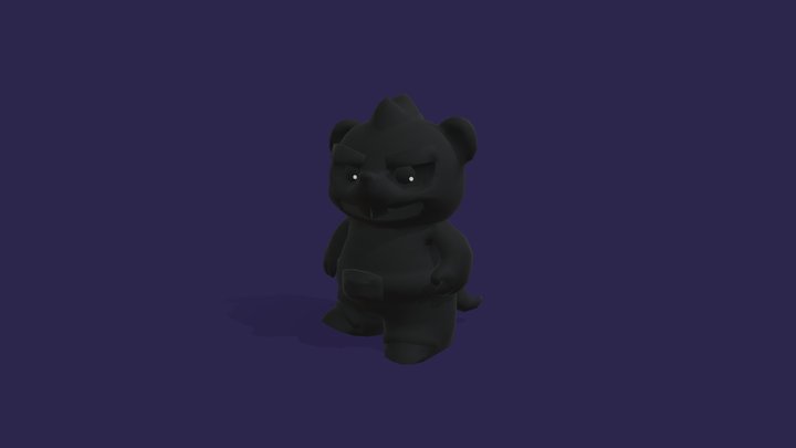 Punk Sewer Rat 3D Model