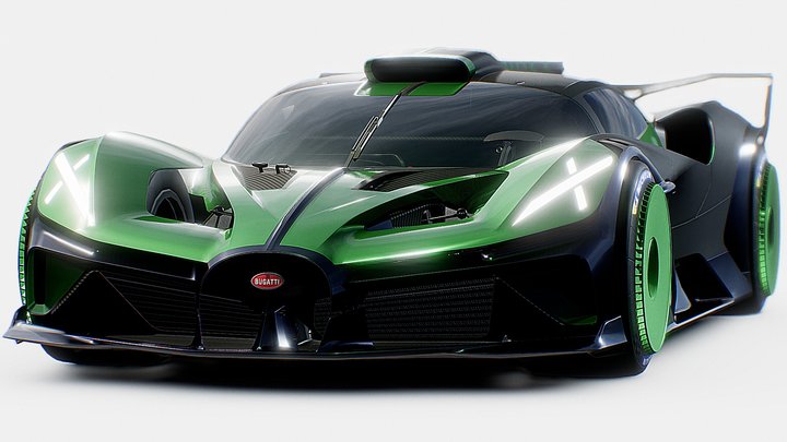 Bugatti Bolide 2024 | www.vecarz.com – Kostenloses 3D-Modell STL