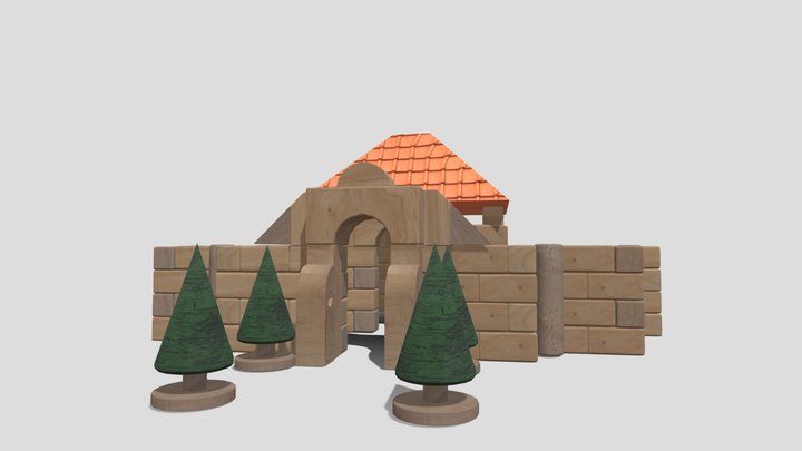 Unit Block Castle 3D Model