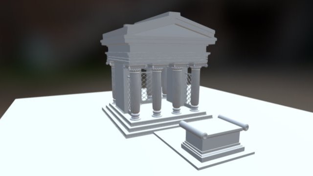 Temple Grec 3D Model