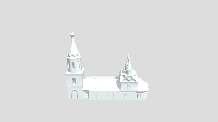 Рязань. Церковь Святого Духа 3D Model