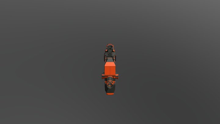 P90 HAZARD ((ORANGE)) 3D Model