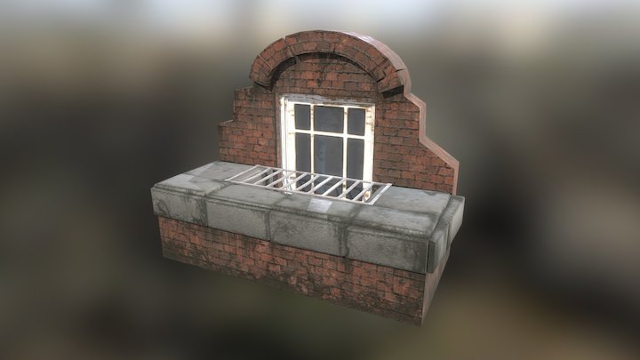 De_OldWall 3D Model
