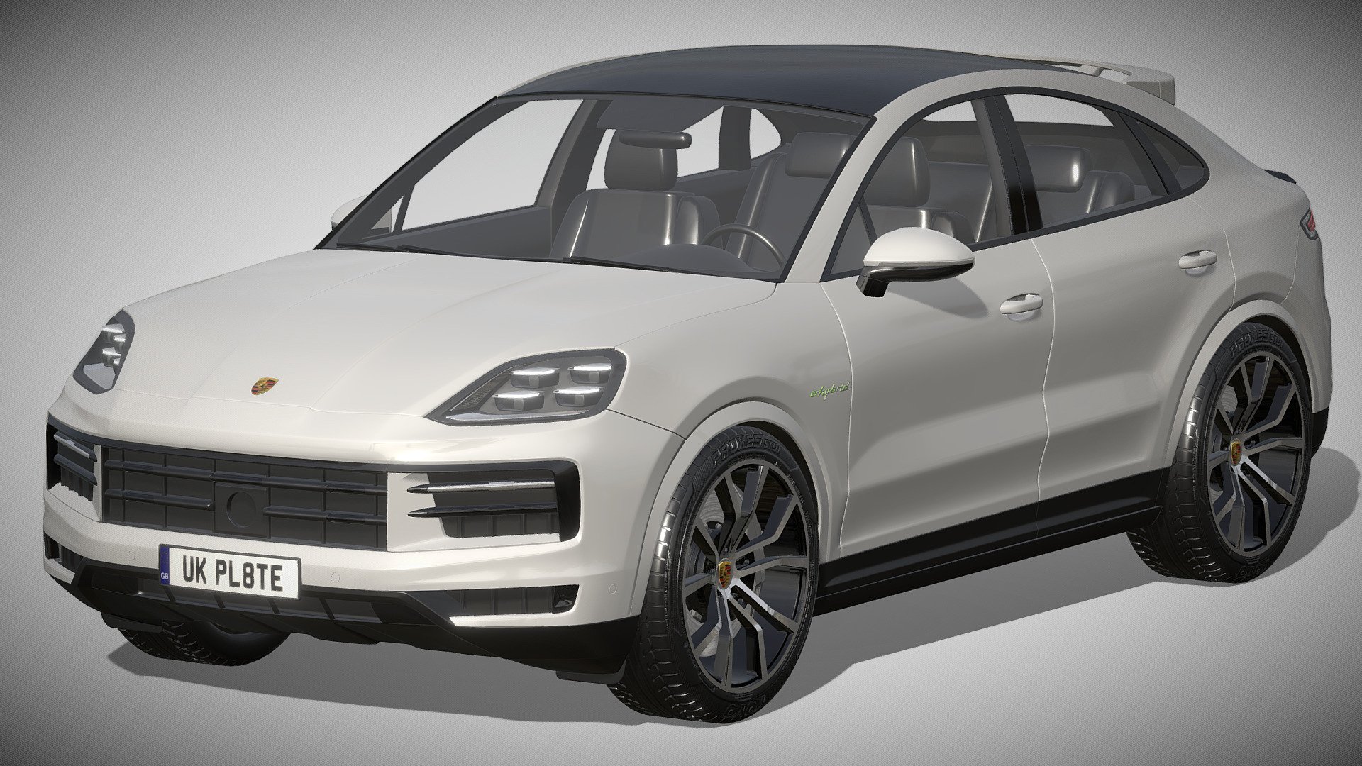 Porsche Cayenne EHybrid Coupe 2024 Buy Royalty Free 3D model by