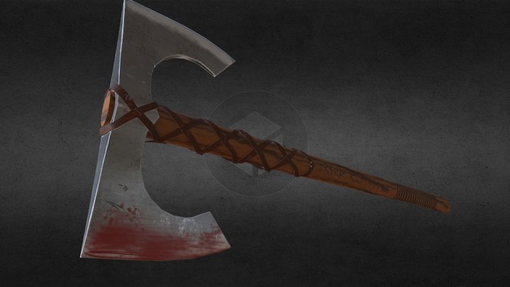 Battle Axe "Riverheart" 3D Model