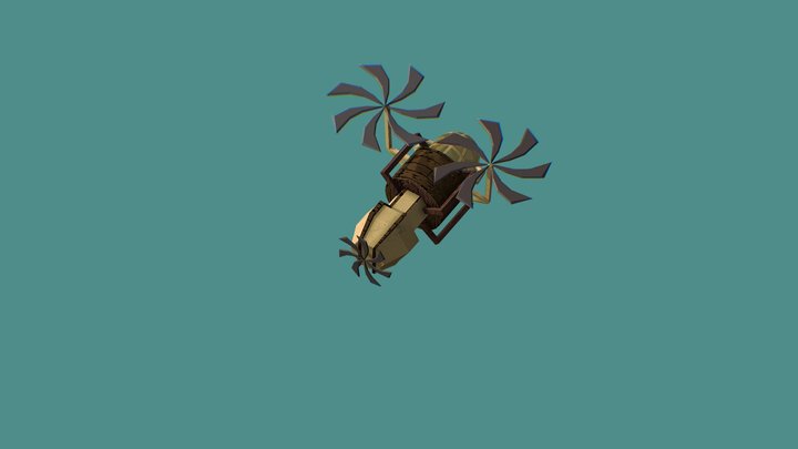 Flugmaschiene 3D Model