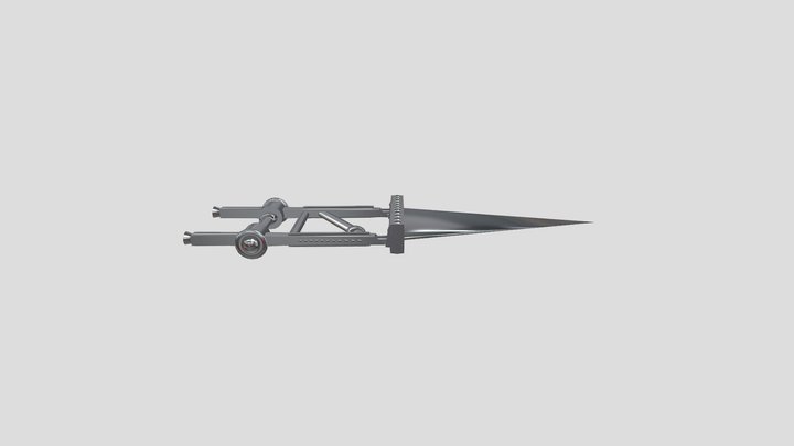 early design Ultra Katar dagger 3D Model