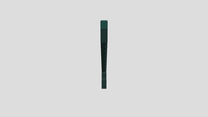 Minecraft Diamond Sword 3D Model