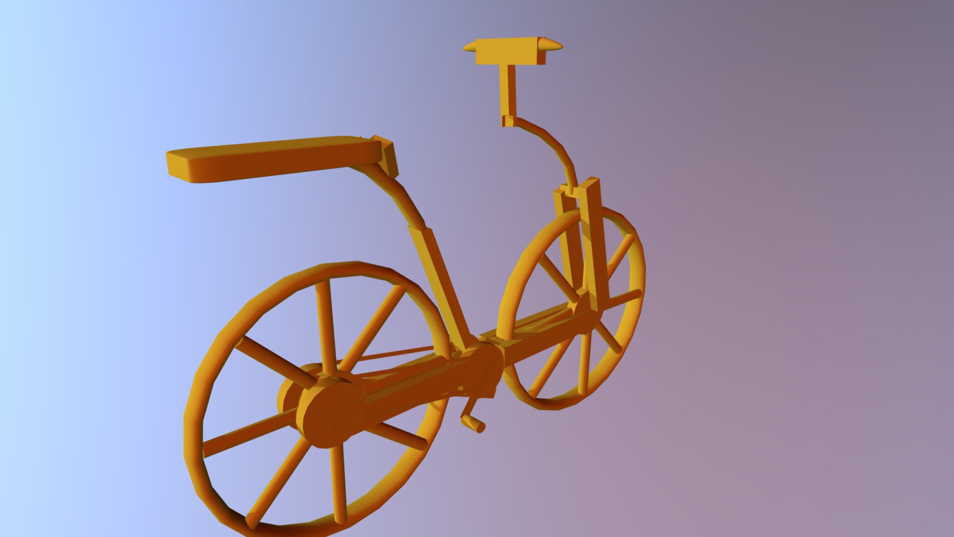 Bicicle without turning