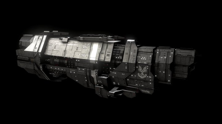 Sins of the Prophets: Marathon heavy cruiser 3D Model