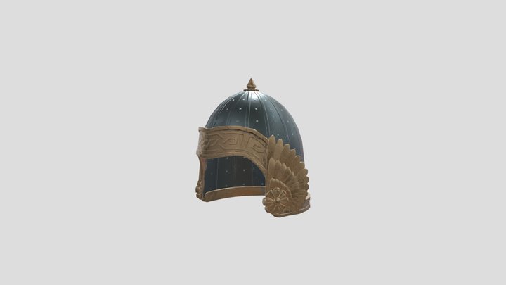 Procedural helmet test 1 3D Model