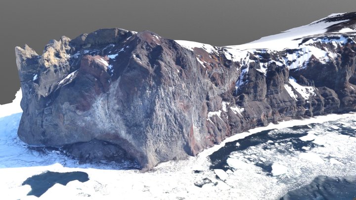 Cape Washington, Antarctica 3D Model
