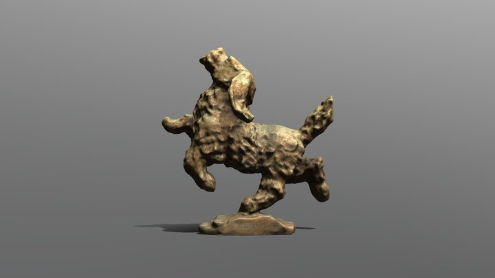 Chinese Zodiac - Dog 3D Model