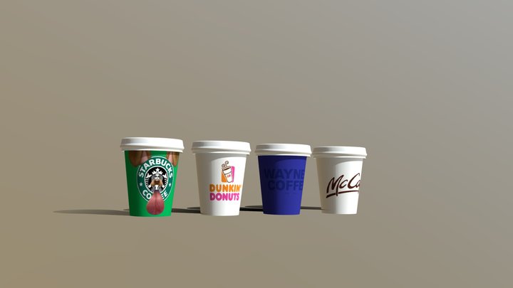 Kaffemuggar 3D Model