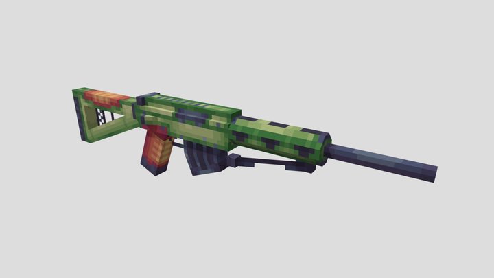 Rifle [minecraft] 3D Model