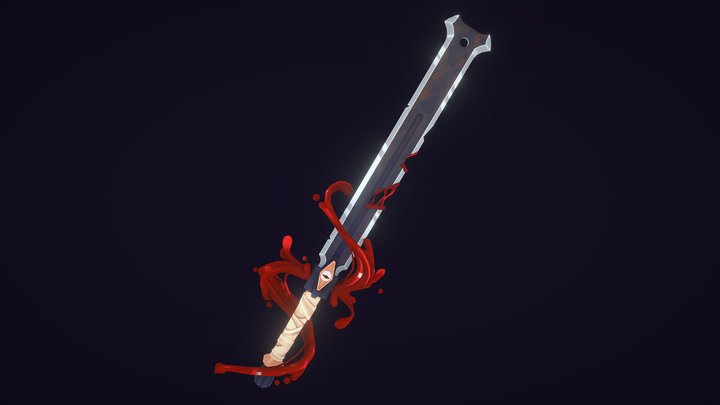 [Student Work] Vampire Sword 3D Model
