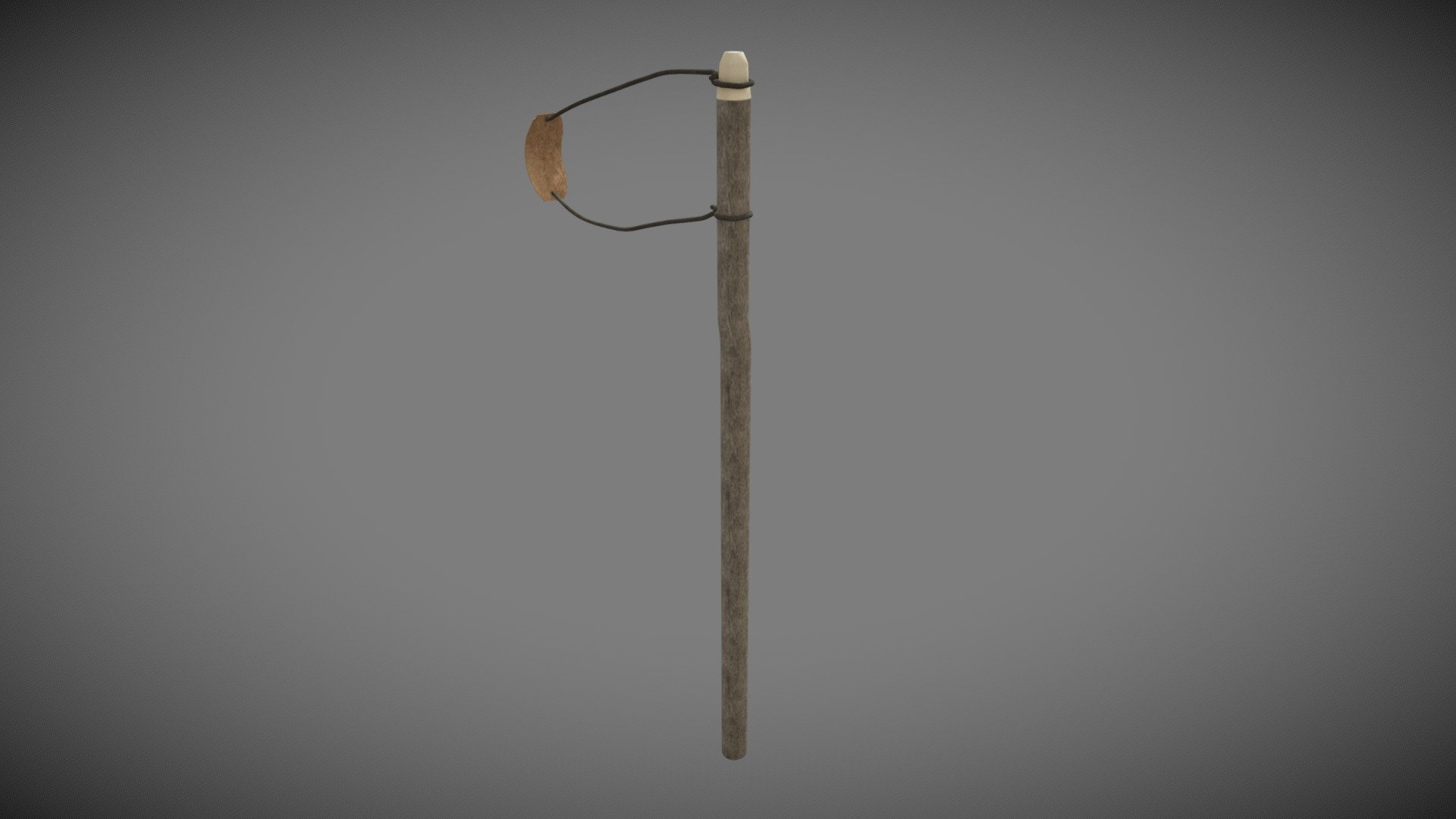 Medieval Staff Sling - 3D model by RickySkinder [8a16a1a] - Sketchfab