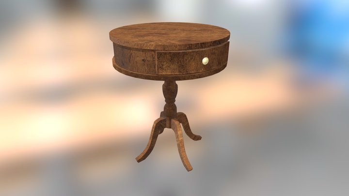 Side Table [Low Poly] 3D Model