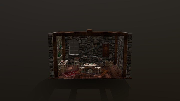 DinningDiorama_KaseyLacerda 3D Model