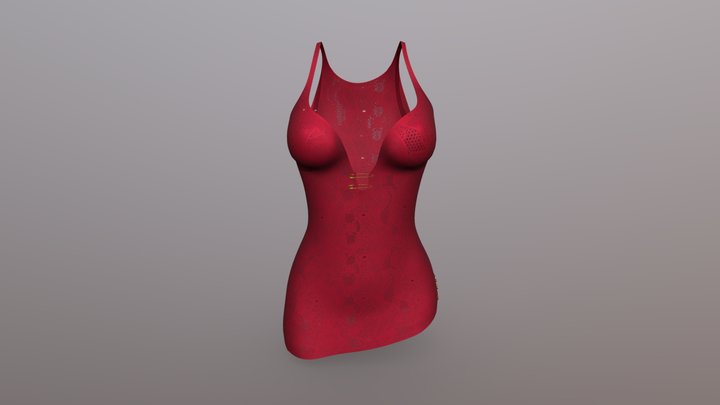 Pin-Dress 3D Model