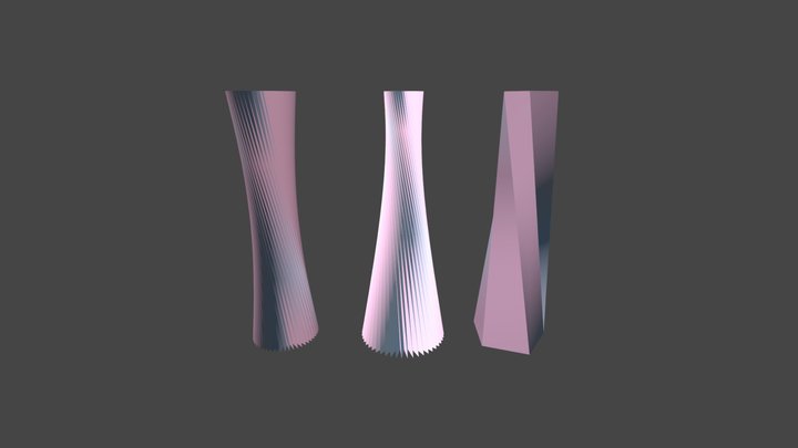 Spiral Vase 3D Model