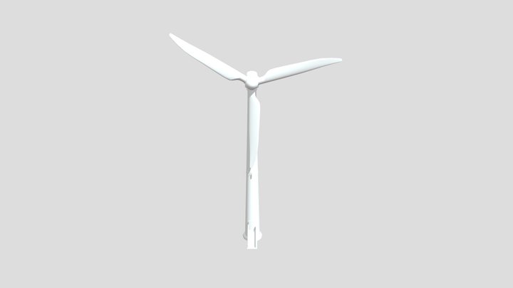 Windturbine Tutor TV 3D Model