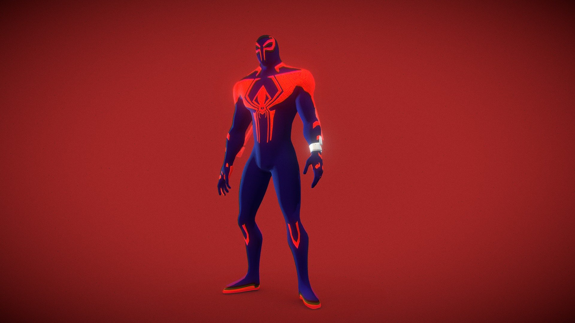 Spiderman 2099 Miguel O Hara 3d Model By Joence Simpson