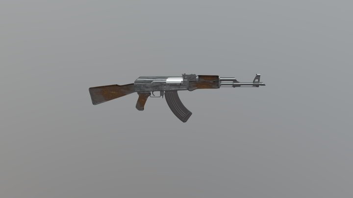 Ak-47 3D Model