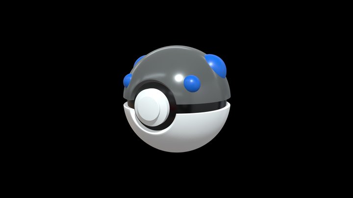 Stylized Peso Ball 3D Model